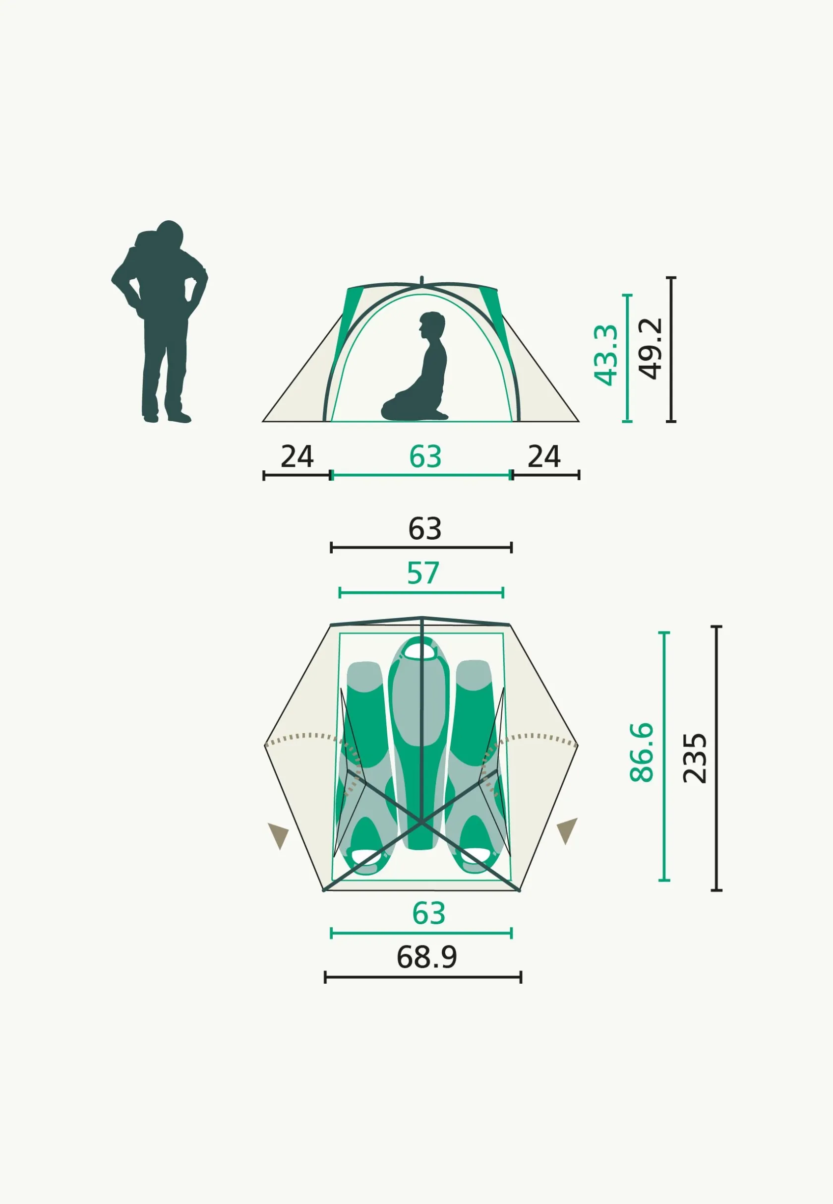 Tenten|Jack Wolfskin Stratos Lite III