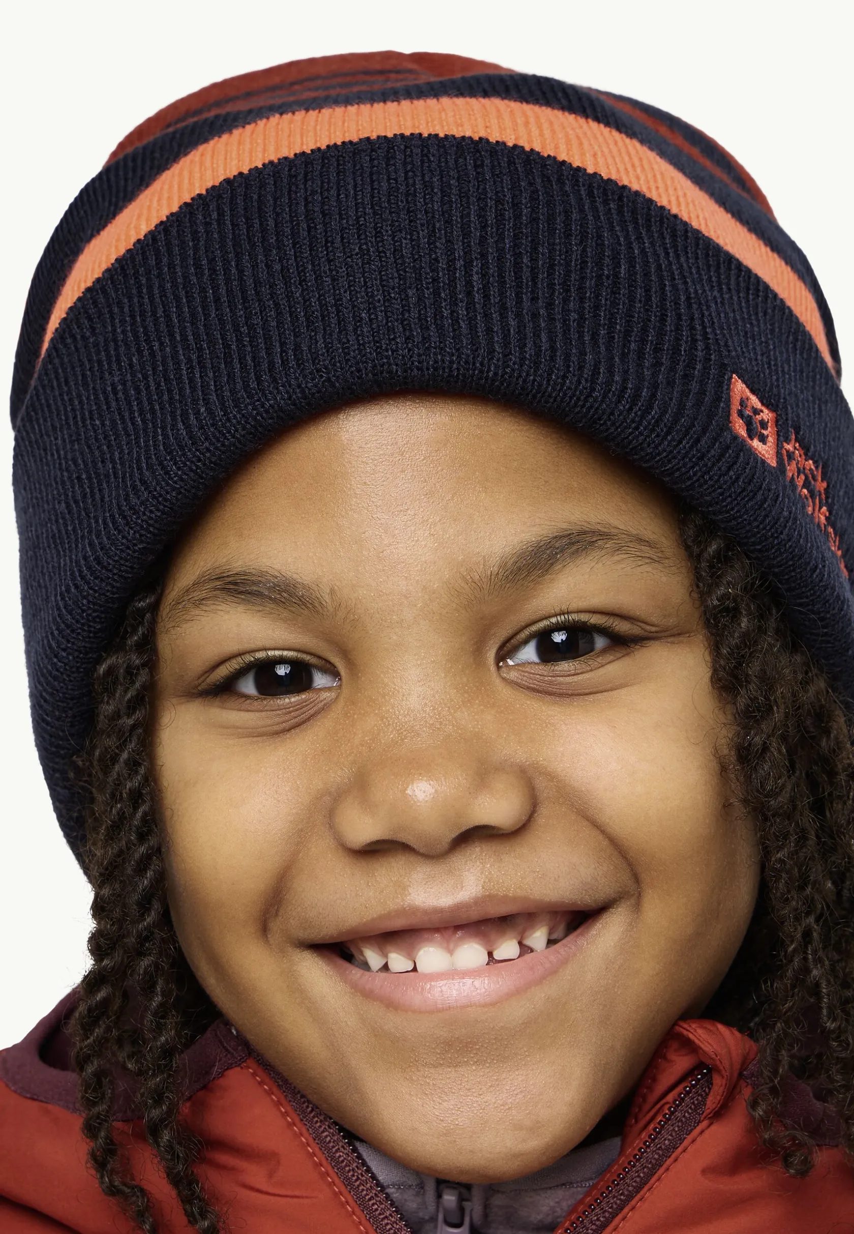 Mutsen|Jack Wolfskin Stripy Knit Beanie K