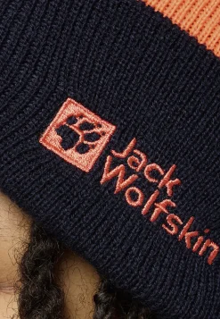 Mutsen|Jack Wolfskin Stripy Knit Beanie K