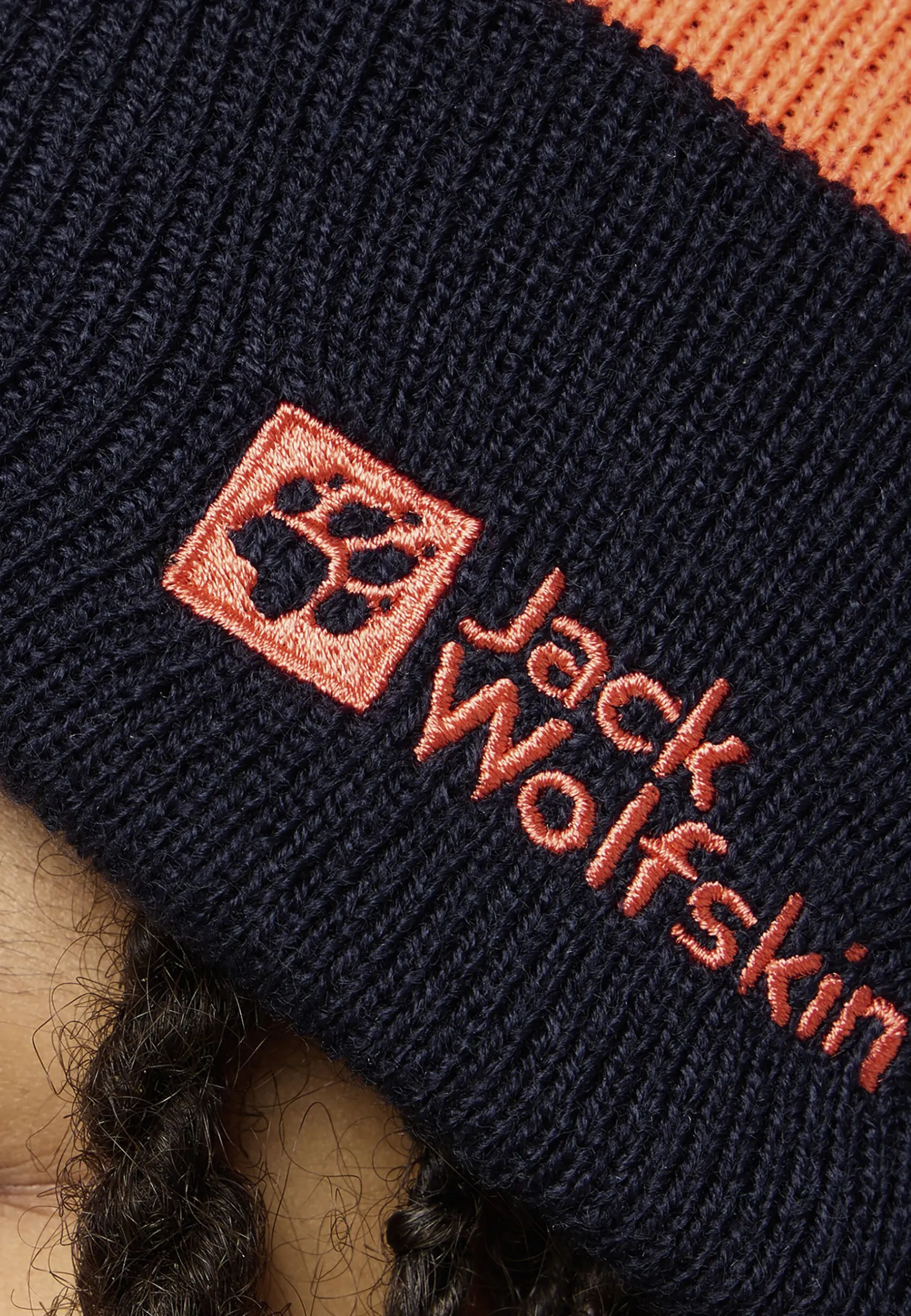 Mutsen|Jack Wolfskin Stripy Knit Beanie K