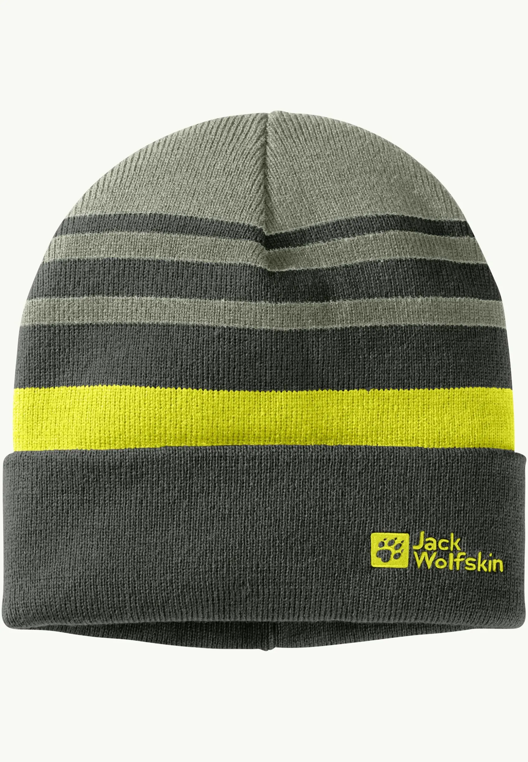 Mutsen|Jack Wolfskin Stripy Knit Beanie K