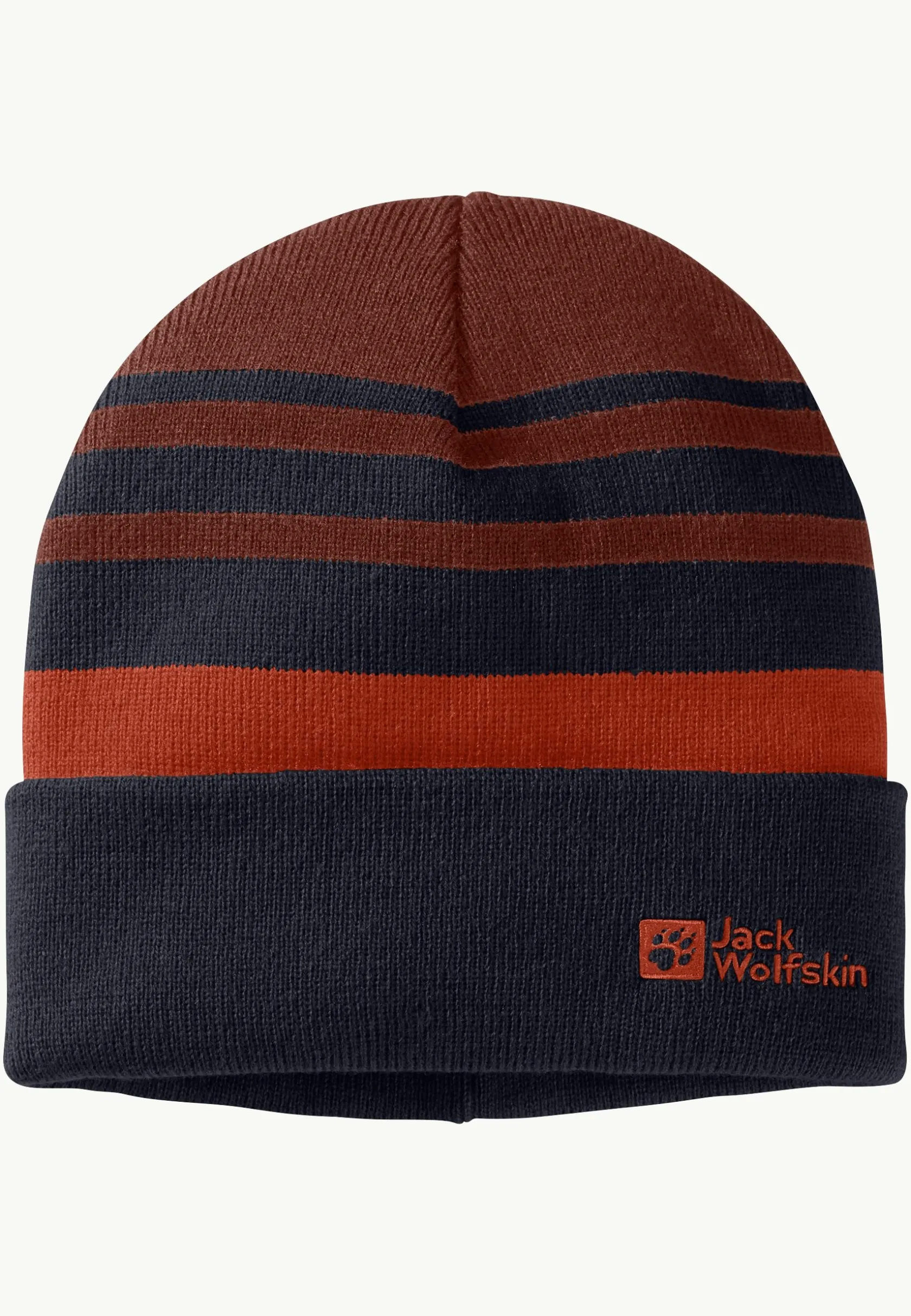 Mutsen|Jack Wolfskin Stripy Knit Beanie K