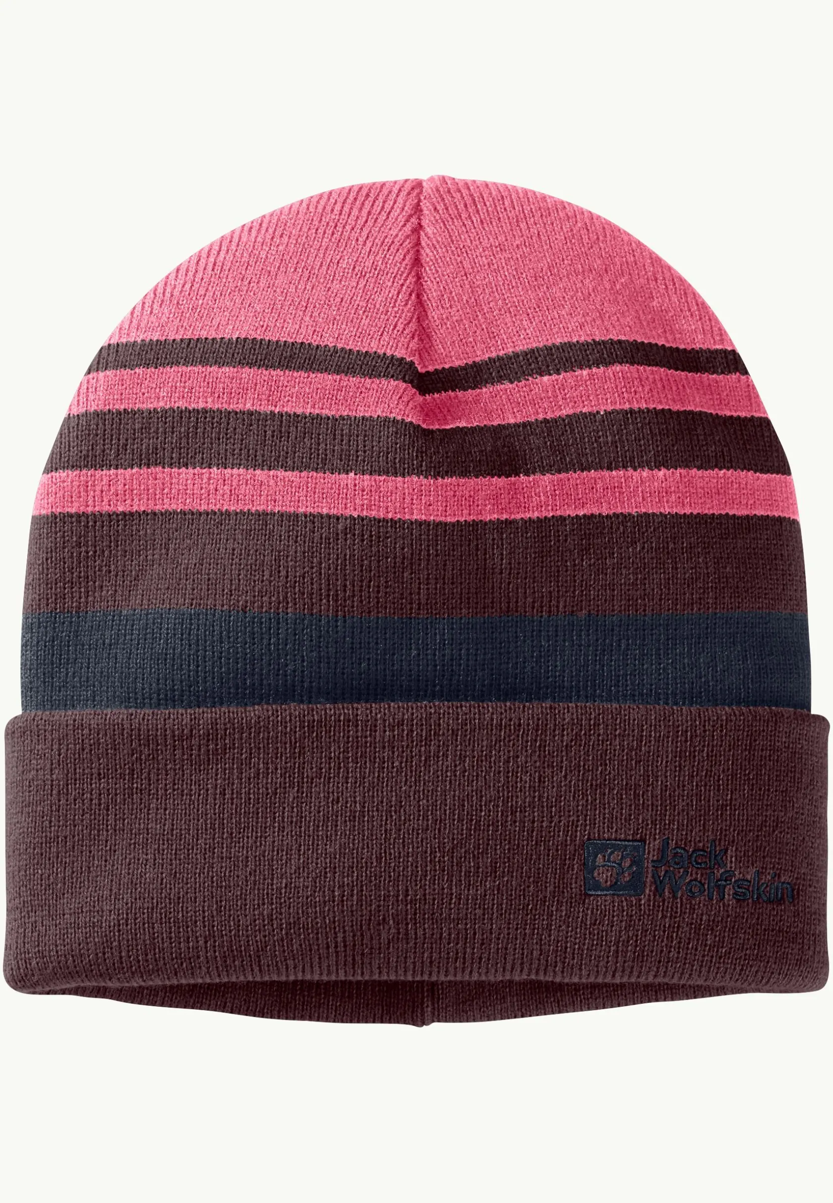 Mutsen|Jack Wolfskin Stripy Knit Beanie K