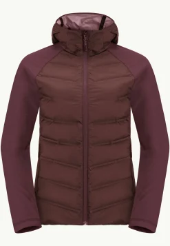 Wandelen|Voor- En Najaarsjacks/-Jassen|Jack Wolfskin Tasman Down Hybrid W