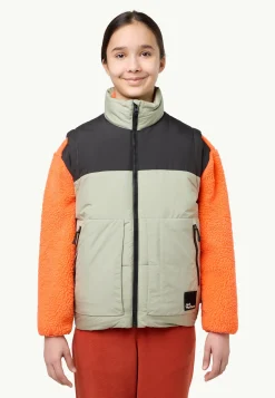 Voor- En Najaarsjacks/-Jassen|Fleece|Jack Wolfskin Teen Ins Vest Y