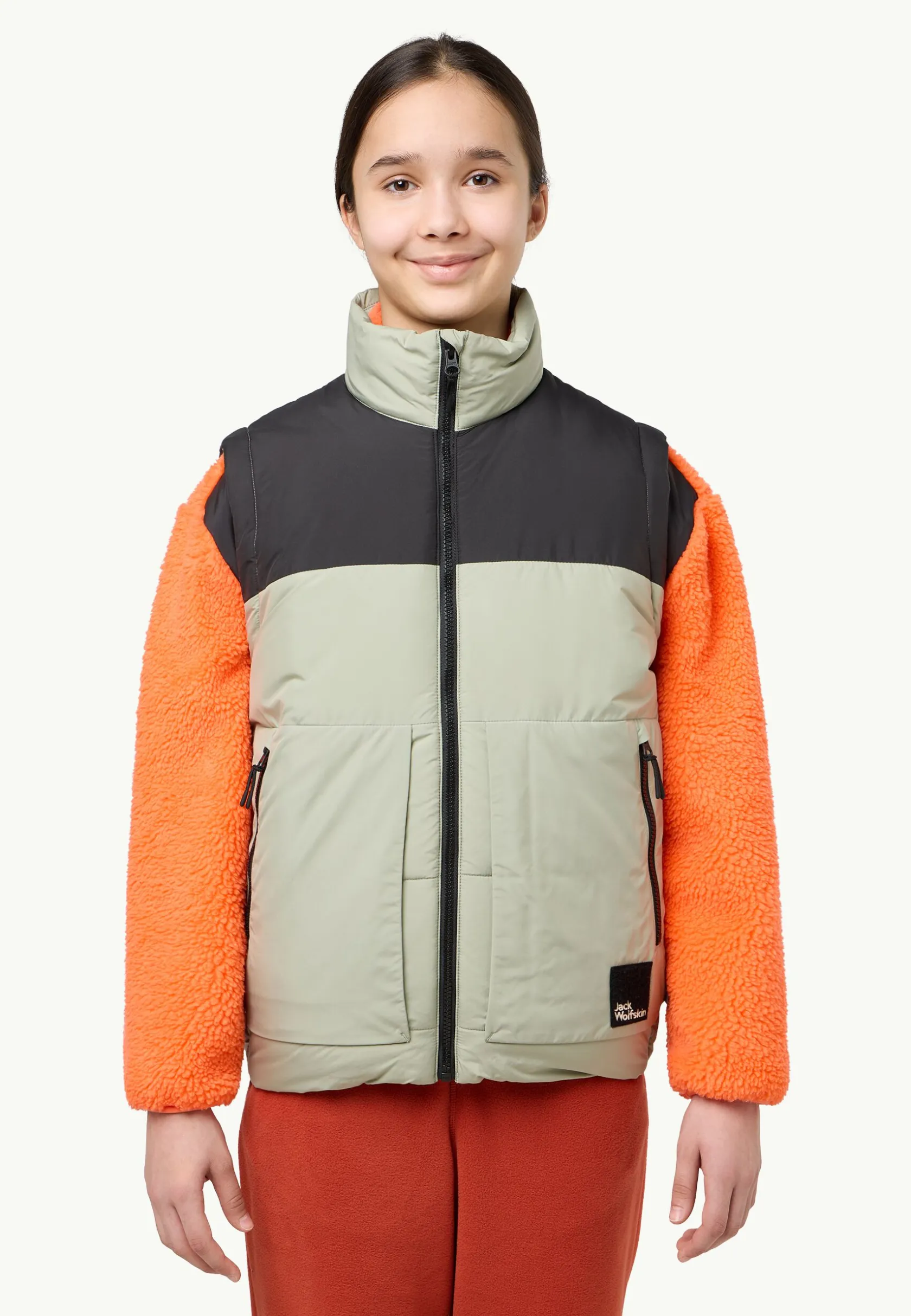 Voor- En Najaarsjacks/-Jassen|Fleece|Jack Wolfskin Teen Ins Vest Y