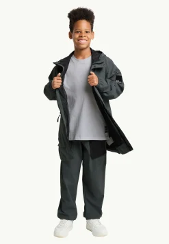 Winterjacks|Isolerende Jacks|Jack Wolfskin Teen Parka Y slate green
