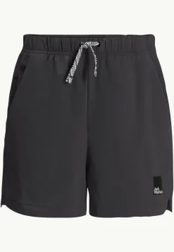 Shorts & Rokken|Casual Broeken|Jack Wolfskin Teen Shorts B granite black