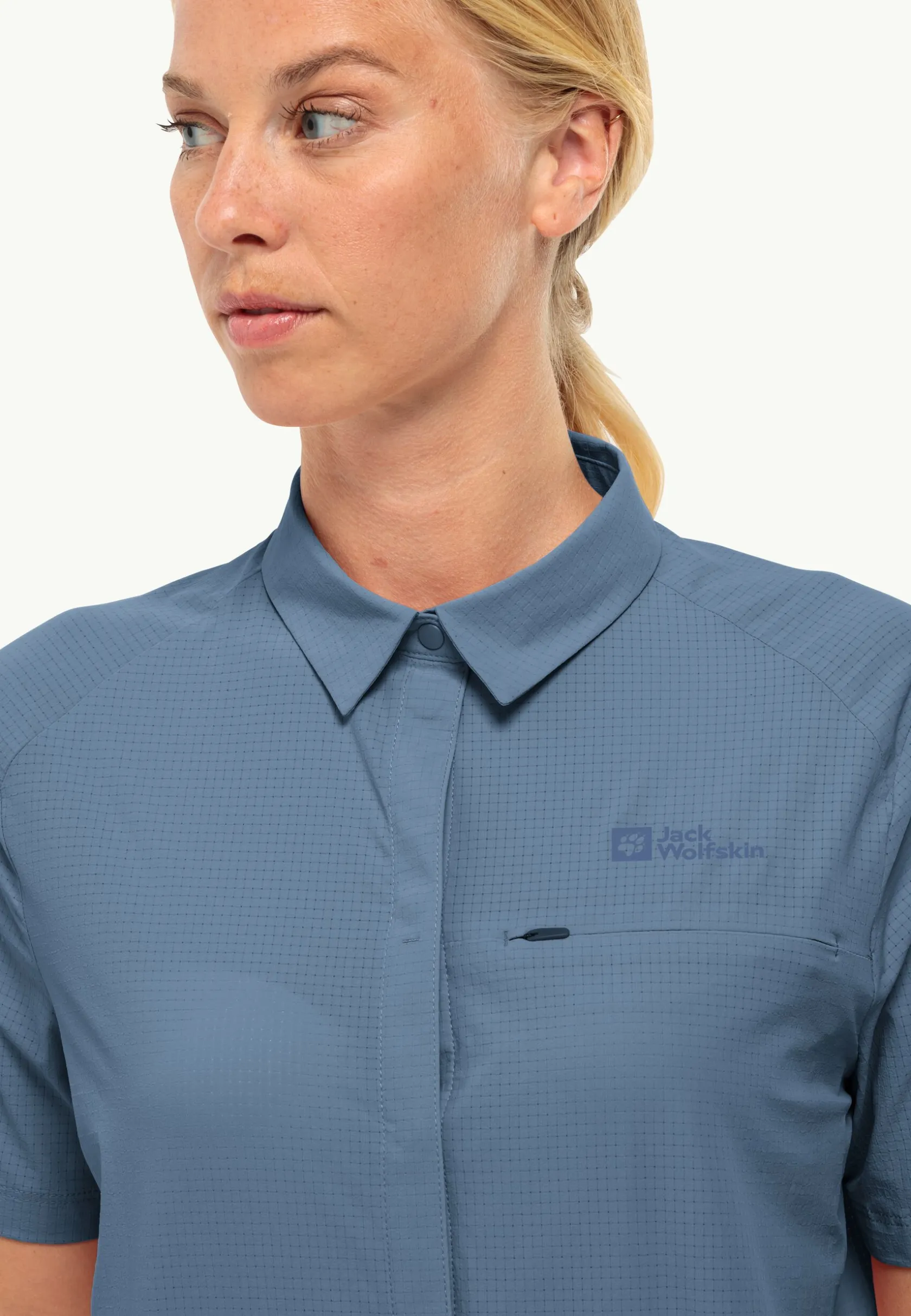 Functionele Shirts|Blouses|Jack Wolfskin Vandra S|s Shirt W