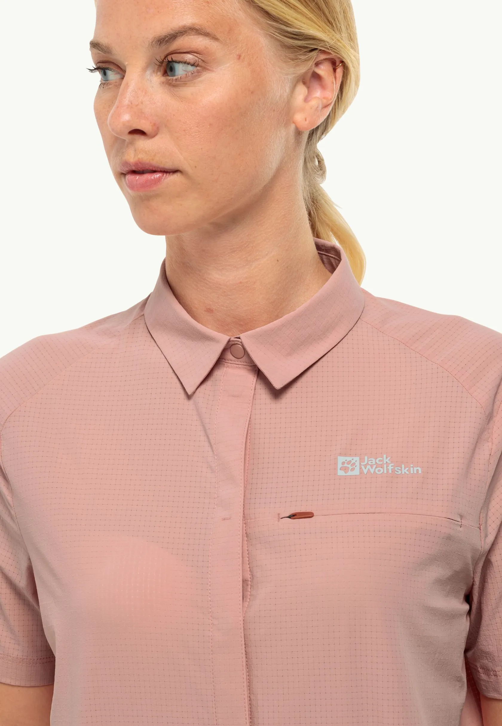 Functionele Shirts|Blouses|Jack Wolfskin Vandra S|s Shirt W