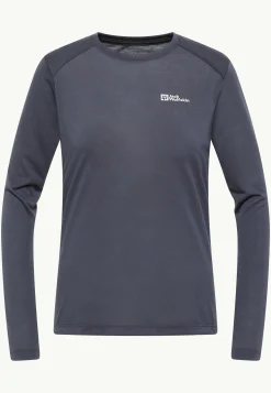 Functionele Shirts|T-Shirts & Longsleeves|Jack Wolfskin Vonnan Ls T W