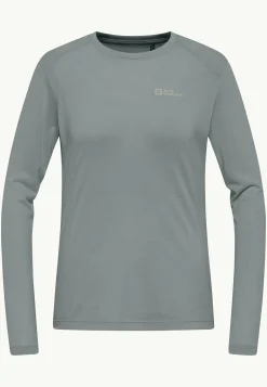 Functionele Shirts|T-Shirts & Longsleeves|Jack Wolfskin Vonnan Ls T W