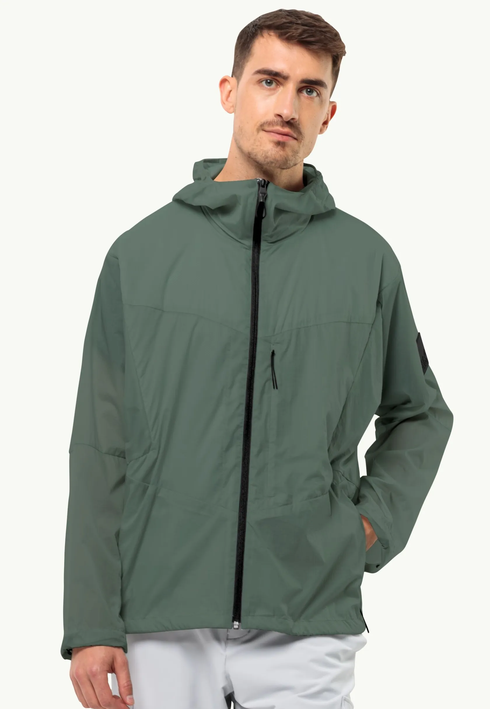 Lifestyle|Voor- En Najaarsjacks/-Jassen|Jack Wolfskin Wanderjahr Jkt M Hedge Green