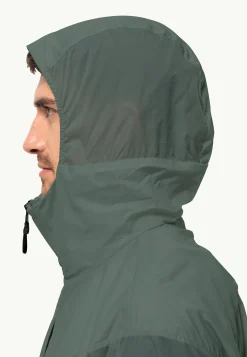 Lifestyle|Voor- En Najaarsjacks/-Jassen|Jack Wolfskin Wanderjahr Jkt M Hedge Green