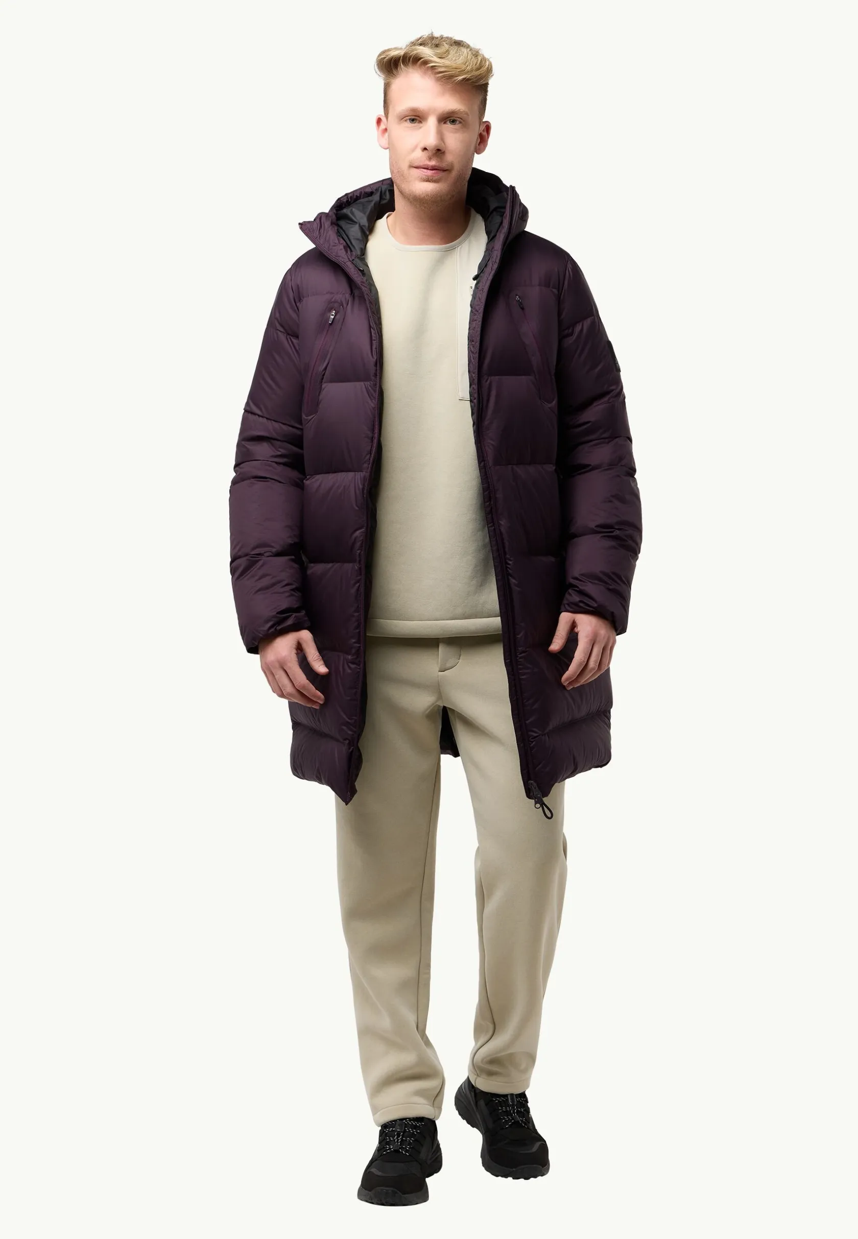 Voor- En Najaarsjacks/-Jassen|Winterjacks|Jack Wolfskin Wandermood Down Parka M Rds
