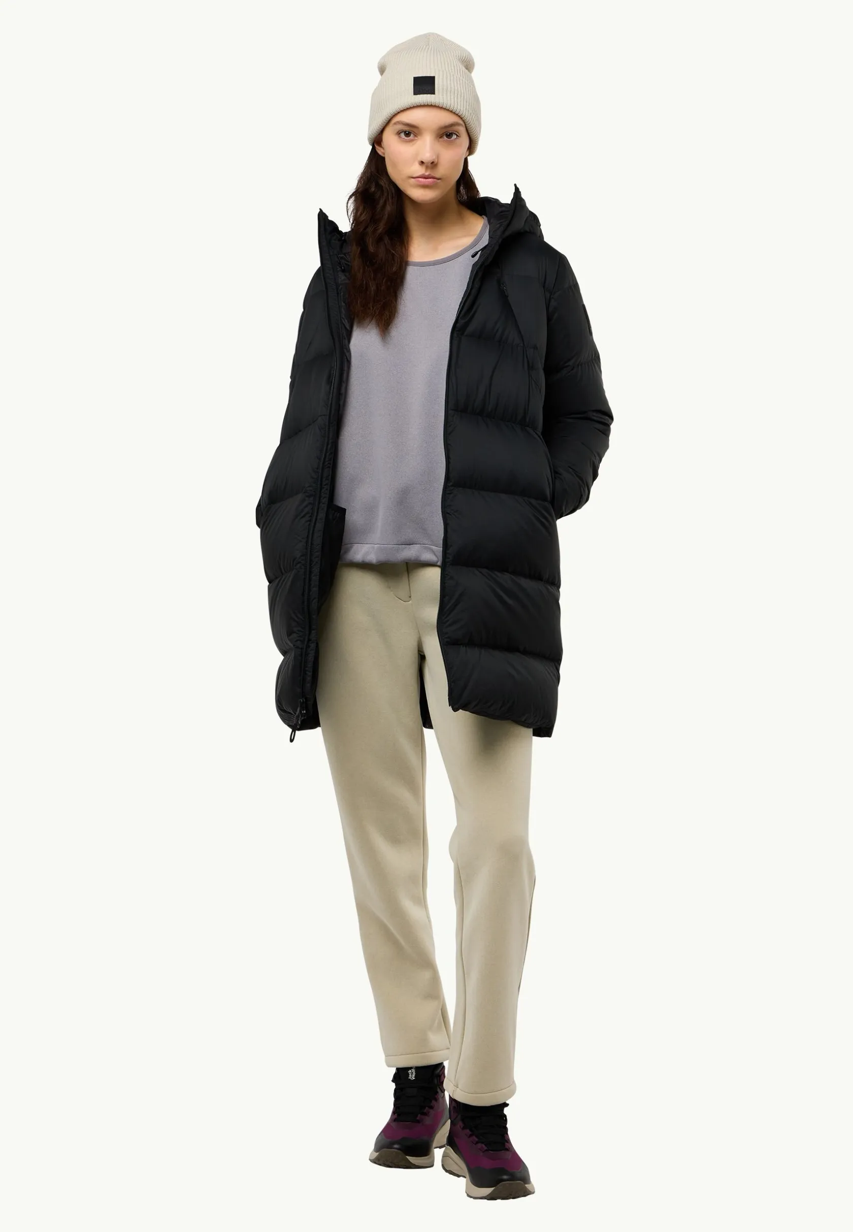 Voor- En Najaarsjacks/-Jassen|Isolatiejacks|Jack Wolfskin Wandermood Down Parka W Rds