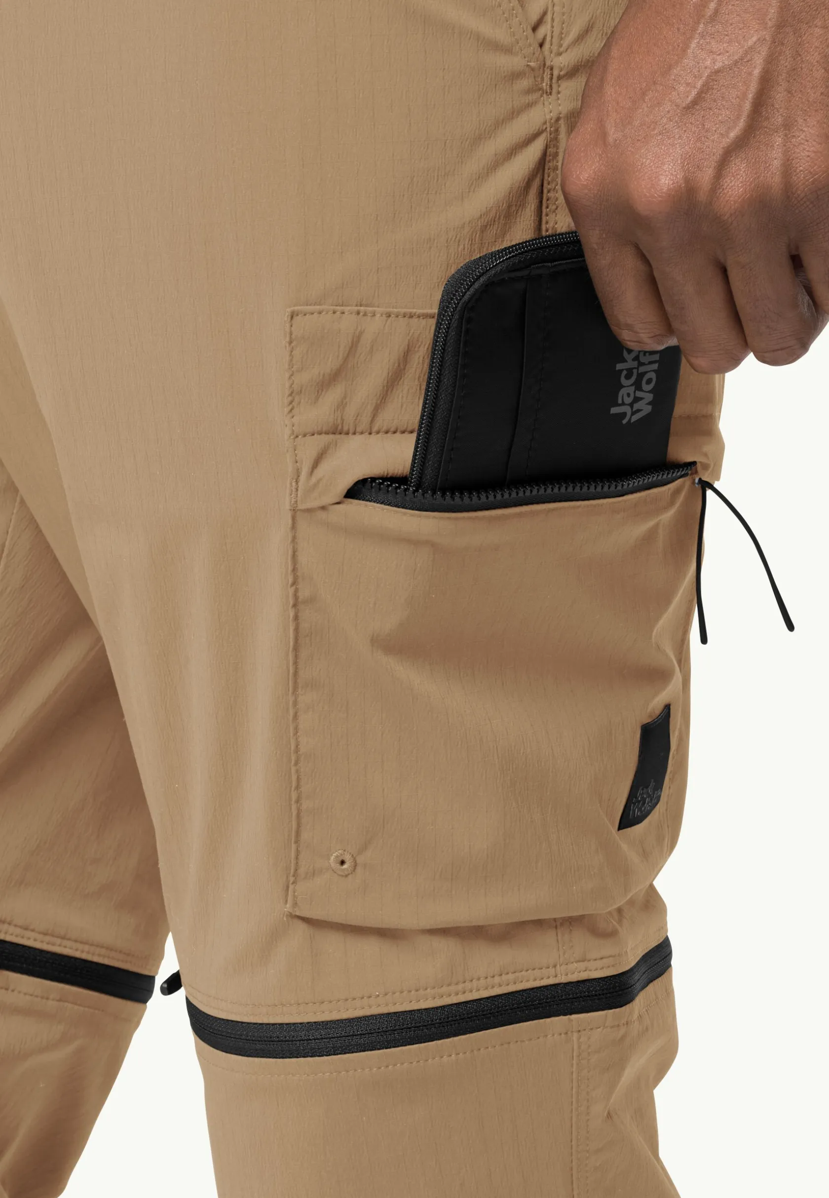 Lifestyle|Casual Broeken|Jack Wolfskin Wanderthirst Zip Pants M