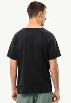 Lifestyle|Functionele Shirts|Jack Wolfskin Wanderword T M granite black