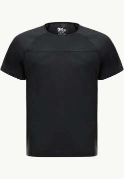 Lifestyle|Functionele Shirts|Jack Wolfskin Wanderword T M granite black