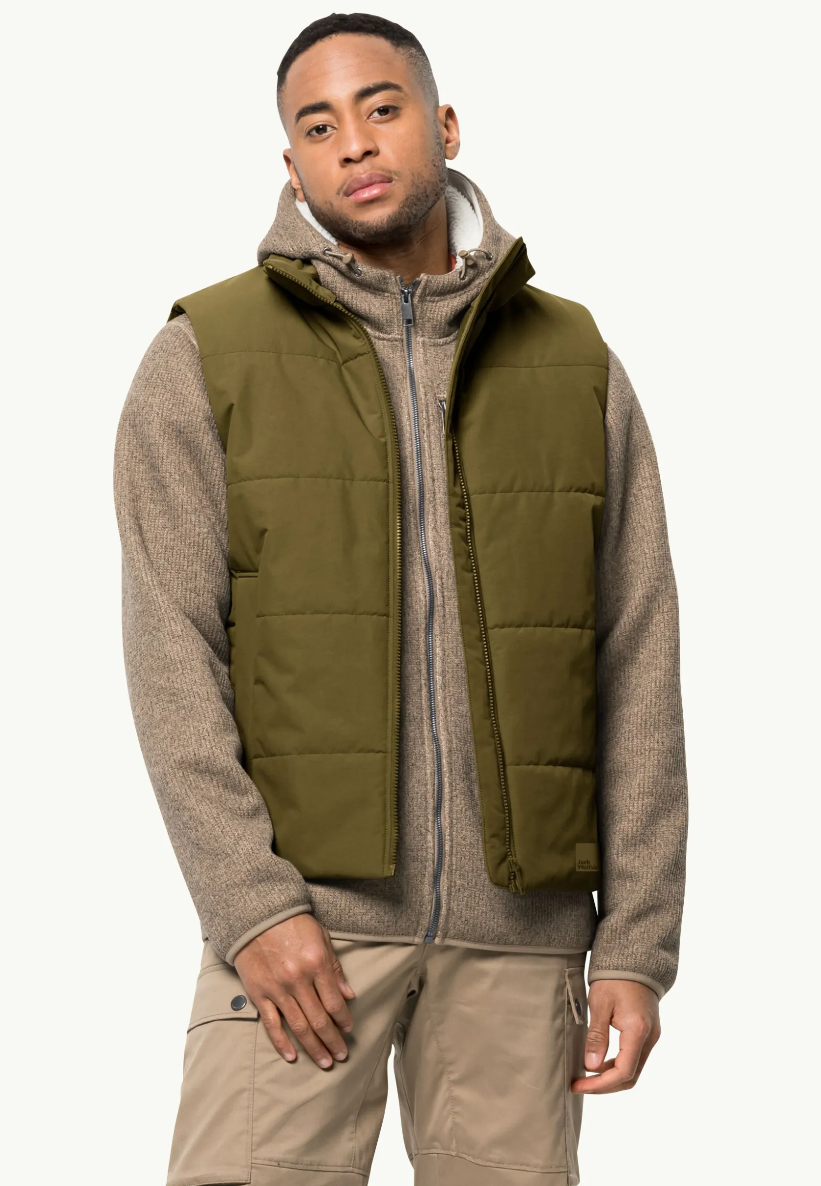 Lifestyle|Voor- En Najaarsjacks/-Jassen|Jack Wolfskin White Frost Vest M