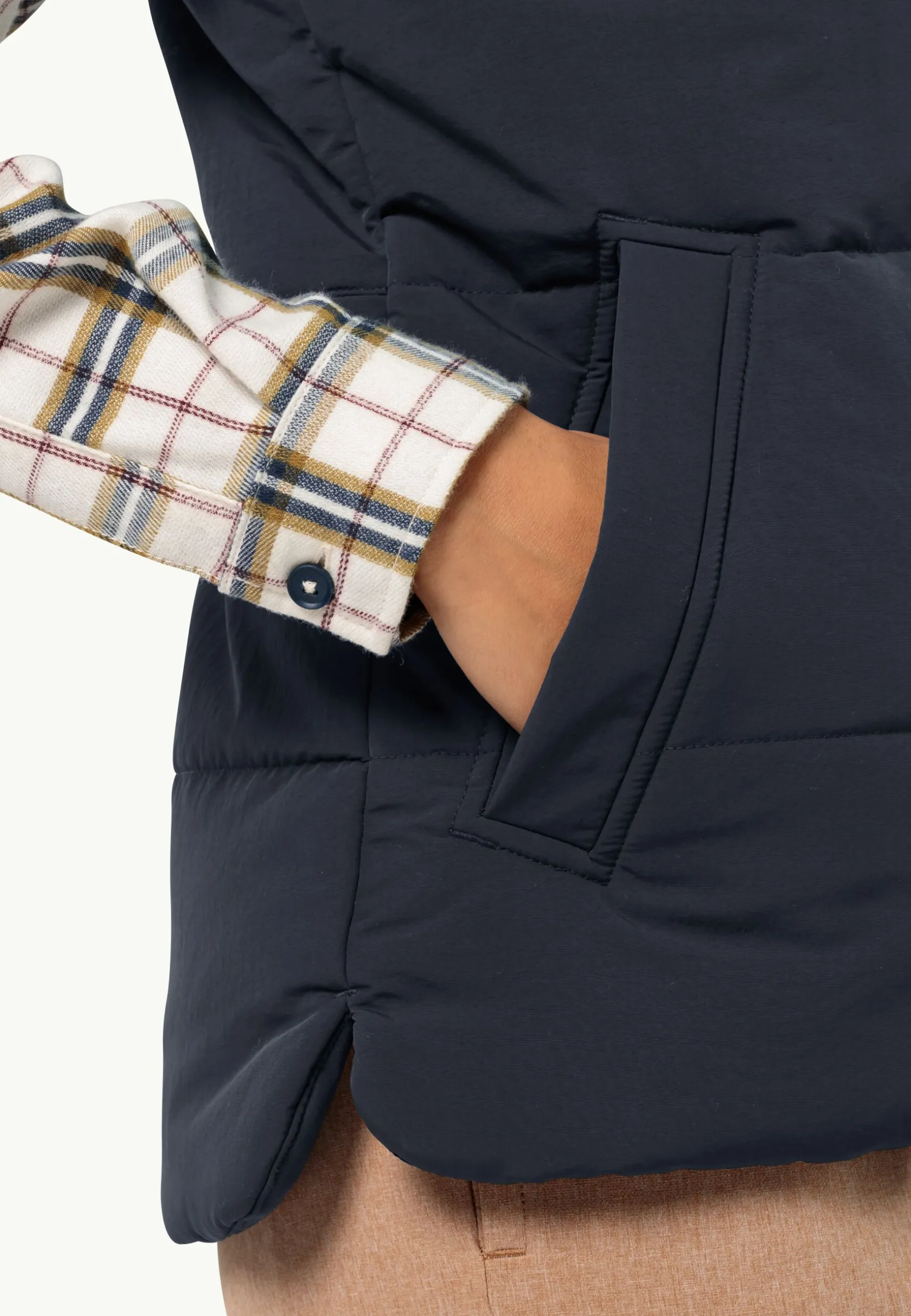Lifestyle|Voor- En Najaarsjacks/-Jassen|Jack Wolfskin White Frost Vest W