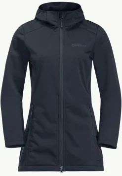 Wandelen|Voor- En Najaarsjacks/-Jassen|Jack Wolfskin Windhain Coat W